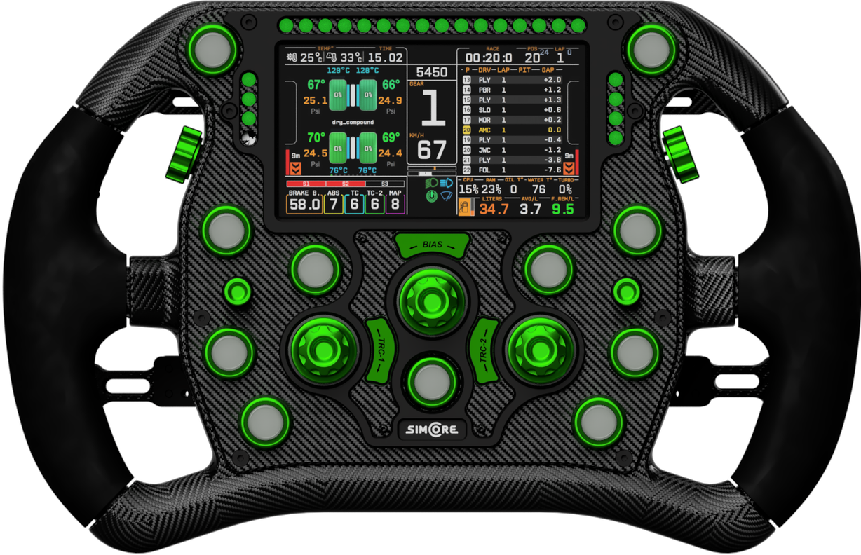 SimCore INDY steering wheel